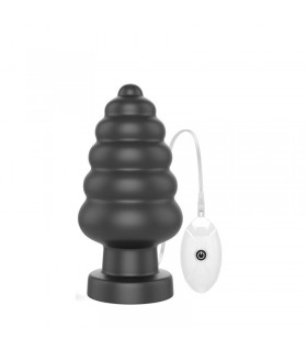 Plug Anal con Vibración King Sized 7 Negro