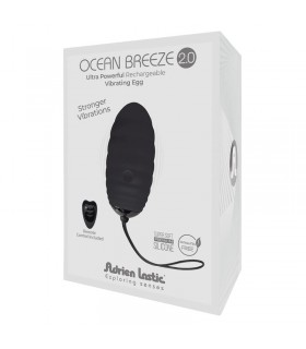 Huevo Vibrador con Control Remoto Ocean Breeze 2.0 Negro
