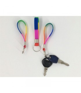 Llavero de Silicona Bandera LGBT+