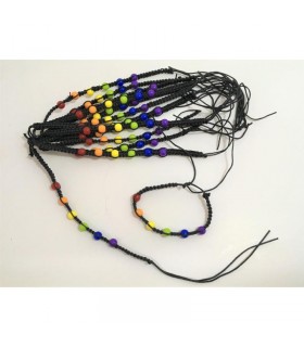 Pulsera Hilo Redonda Bandera LGBT+