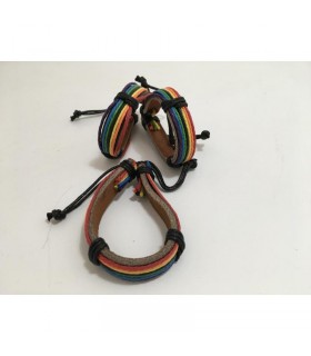 Pulsera Redonda Grande con Bandera LGBT+
