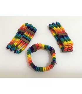 Pulsera de Madera con Bandera LGBT+