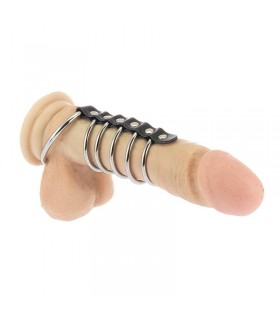 Anillos metalicos plateados para el Pene