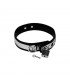 Collar de Cuero y Metal Ajustable
