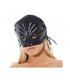 Máscara de Media Cabeza Cuero Ajustable
