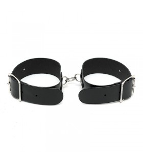 Rimba Bondage Play Esposas Ajustables Color Negro