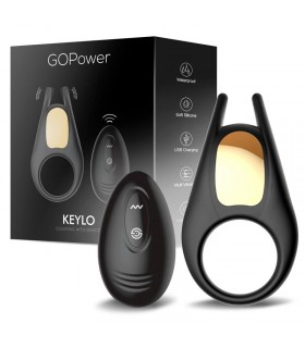 Keylo Anillo para el Pene con Control Remoto y Luces Led USB