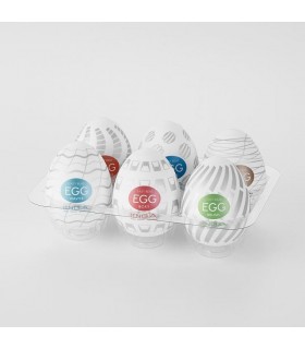 Pack de 6 Huevos Tenga Egg Standard Package