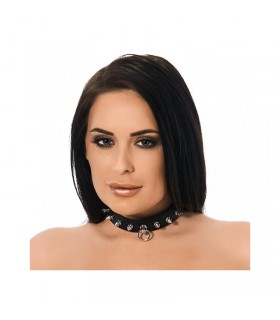 Collar Cuero con Pinchos