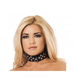 Collar de Cuero con Tachuelas