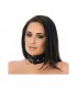 Collar Cuero con Tachuelas y Anilla Grande