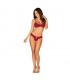 Ivetta Set 2 Piezas Sujetador y Braguitas Rojo