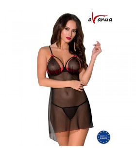 CYRA Chemise Rojo/Negro