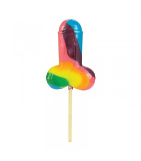 Piruleta Forma de Pene Multicolor