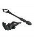 Anillo Vibrador con Cadena Anal Desmontable