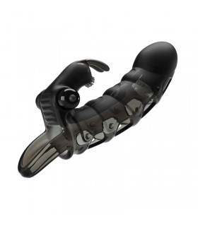 Cuper Funda para el Pene con Vibración +4 cm