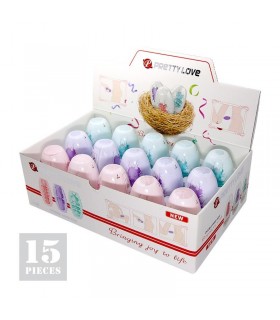 Pack 15 Huevos Masturbadores Doble Texturizado