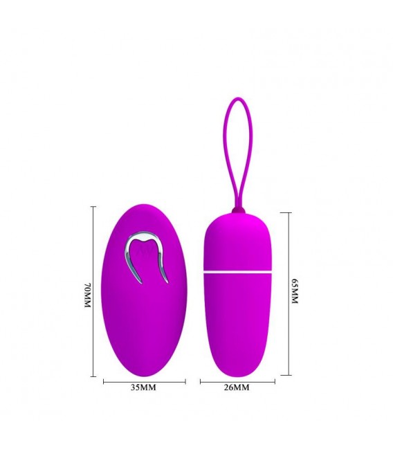 Pretty Love Huevo Vibrador Bradley Color Púrpura