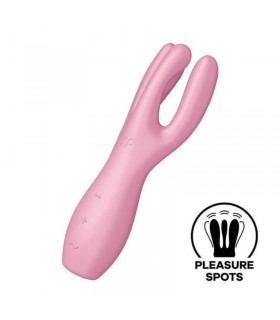 Threesome 3 Vibrador 3 Motores Rosa
