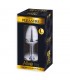 Plug Anal con Joya Rosa Talla L