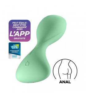 Trendsetter Plug Anal con Vibración y APP Verde Claro