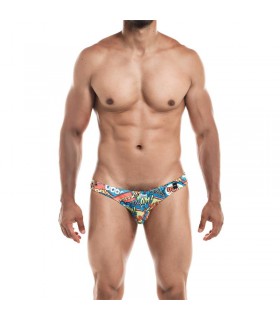 Slip Bikini de Corte Bajo Provocative Cartoon