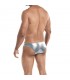 Slip Bikini de Corte Bajo Provocative Plateador Skai
