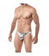 Tanga Classic Provocative Plateado Skai