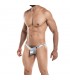 Tanga con Push Up Provocative Plateado Skai