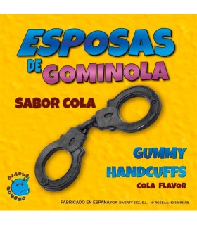 Esposas Negras de Gominola Sabor Cola