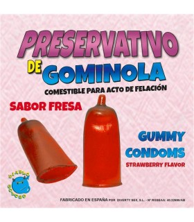 Preservativo de Gominola Sabor Fresa