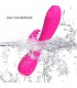 Conejito Vibrador Magic Stick con Pulsación Fucsia