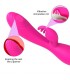 Conejito Vibrador Magic Stick con Pulsación Fucsia