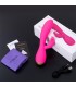 Conejito Vibrador Magic Stick con Pulsación Fucsia