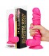 Slidy Dildo Realista Dual Layer Retráctil y Orientable 8