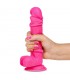 Slidy Dildo Realista Dual Layer Retráctil y Orientable 8