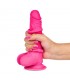 Slidy Dildo Realista Dual Layer Retráctil y Orientable 7