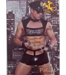 DISFRAZ POLICIA CHICO 6603