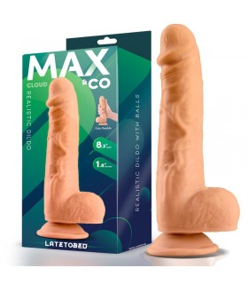 Cloud Dildo Realista con Testículos 8.3 Natural