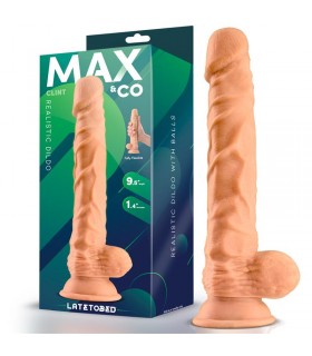 Clint Dildo Realista con Testículos Natural 9.8